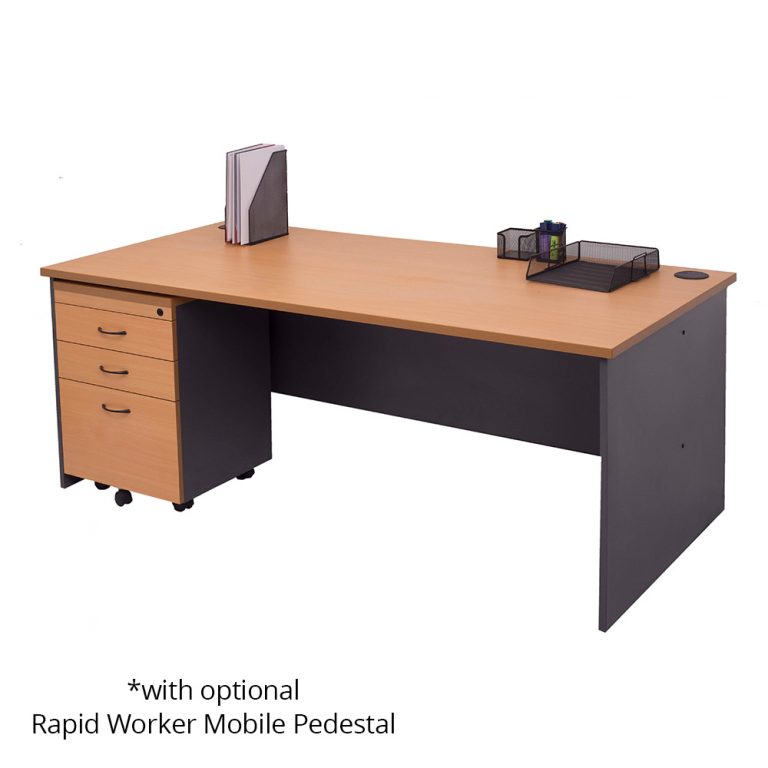 Rapid Worker Straight Desk Office Essentials Epic Office Furniture
