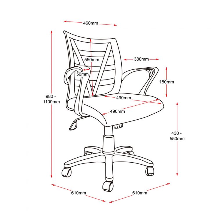 Vienna Mesh Back Office Chair Epic Office Furniture