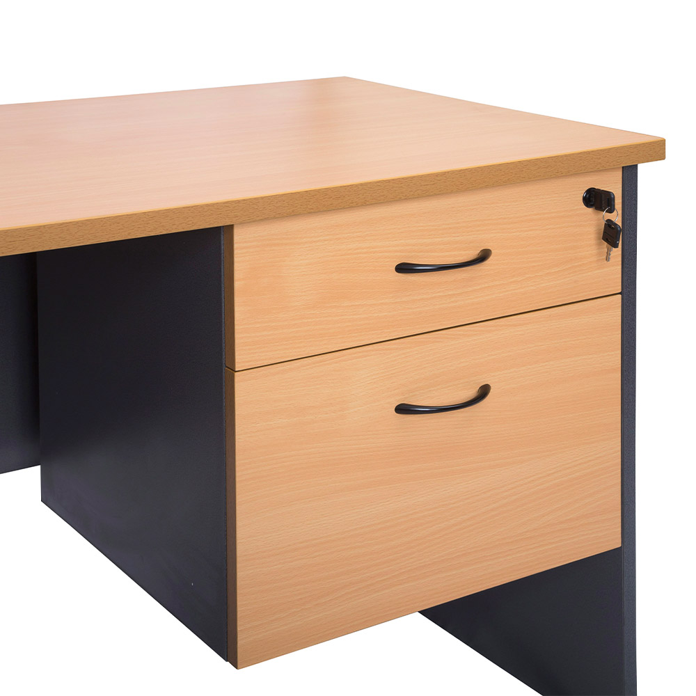 Rapid Worker 2 Drawer Fixed Pedestal | Epic Office Furniture