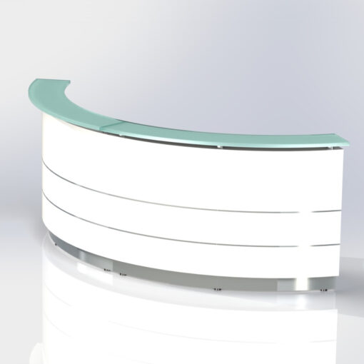 Polaris Curved Reception Counter