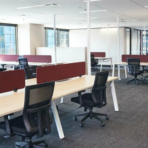 Cascade Mesh Chairs in commercial office