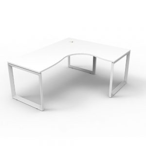 Deluxe Infinity Loop Leg 1 Person Corner Desk