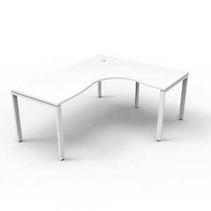 Deluxe Infinity Profile Leg Single Person Corner Desk