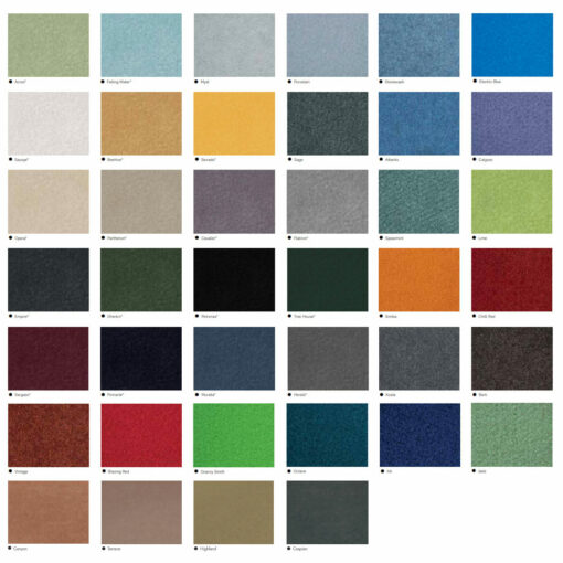 Autex Vertiface Products Colours 2023
