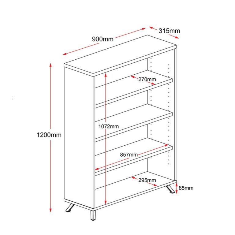 Deluxe Infinity Bookcase | Epic Office Furniture