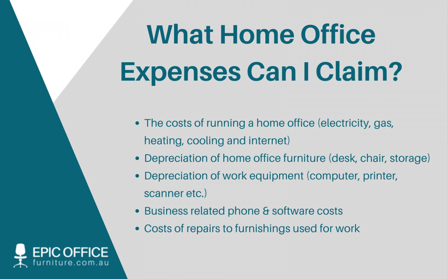 5 Home Office Deductions You Should Know About Epic Office Furniture