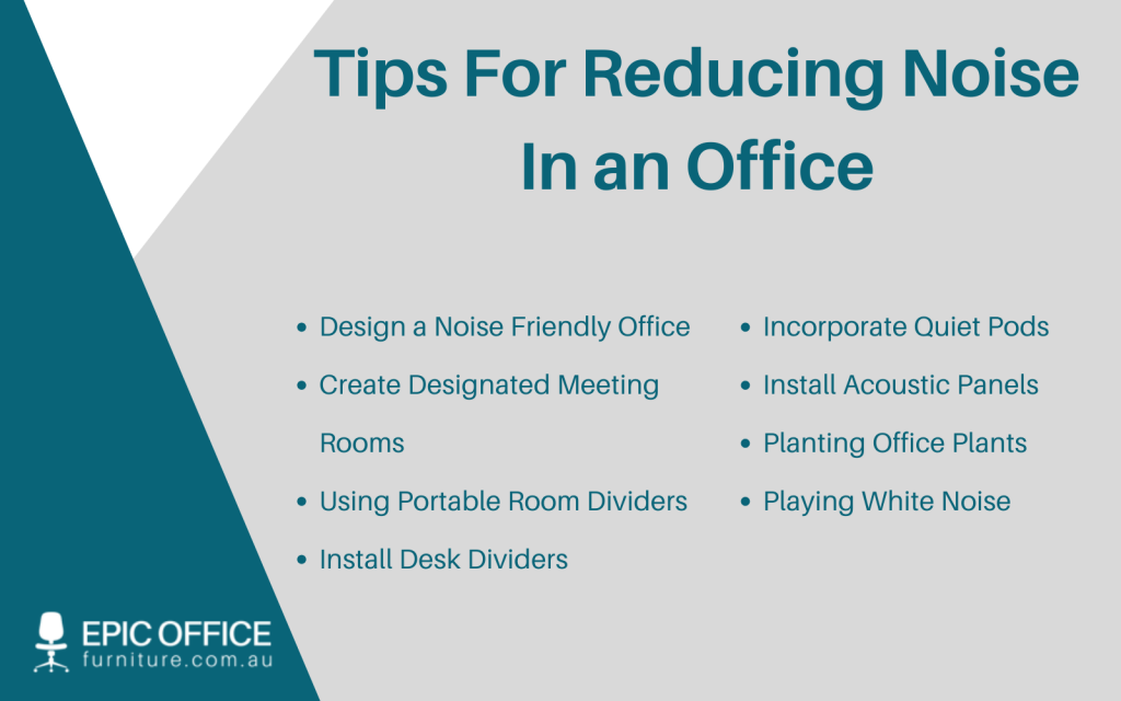 Reduce Noise in Office Environment Tips