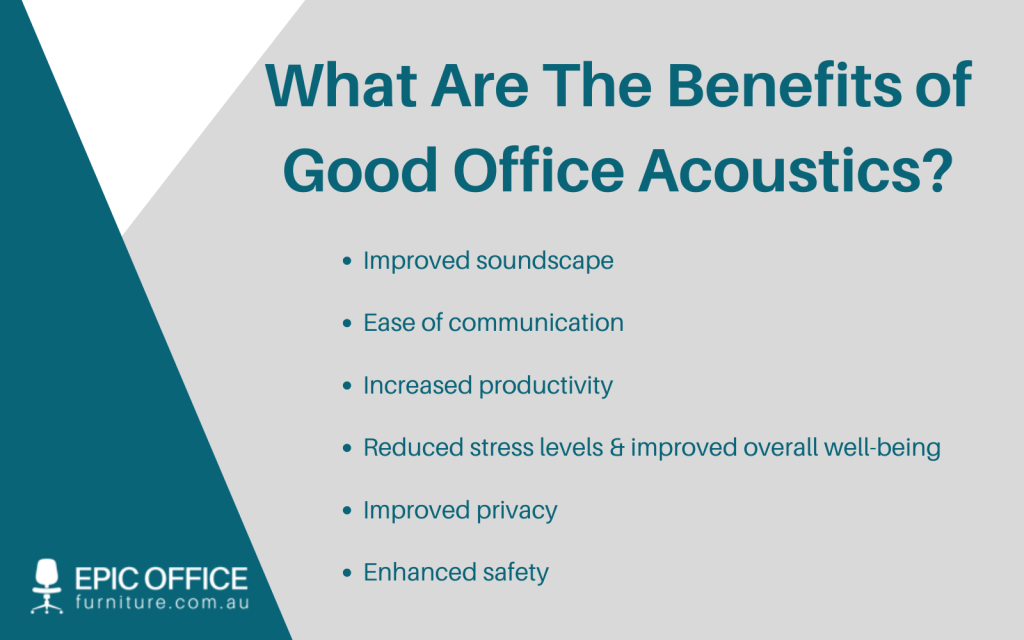 the benefits of good office acoustics