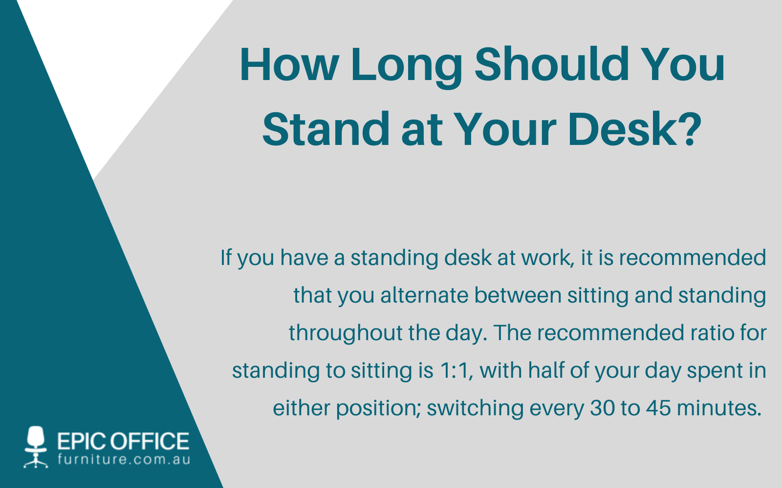 How Long to Stand at a Standing Desk? Maximise Your Productivity