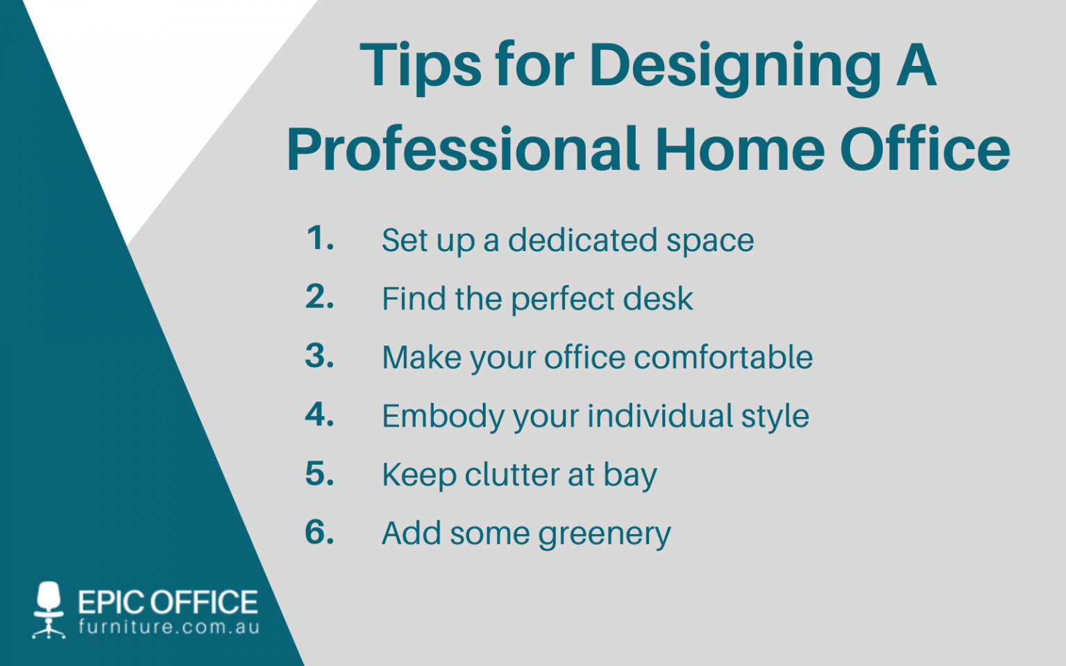 How to Make Your Home Office Look Professional 6 Simple Tips