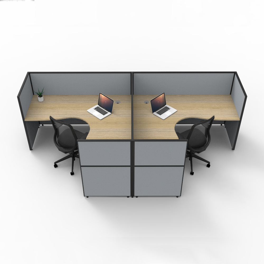SHUSH30 2-Person Corner Workstation 'T' Configuration | Epic Office  Furniture