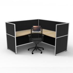 SHUSH30 Single Person Corner Workstation