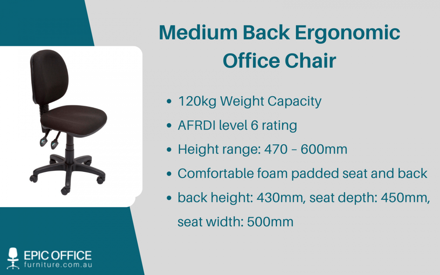 Best Office Chair for Lower Back Pain Australia Epic Office Furniture