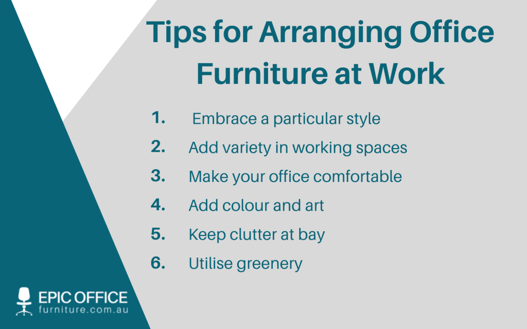 How to Arrange Office Furniture at Work