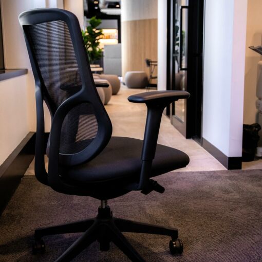 Chic Mesh Office Chair In Situ in office space