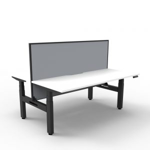 Boost+ Height Adjustable Back to Back Workstation with Screen