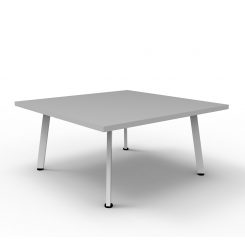 Eternity Coffee Table Square Grey White