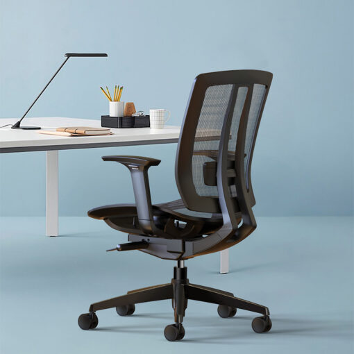 Oasis Mesh Office Chair at desk