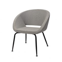 Opal Tub Chair in light grey