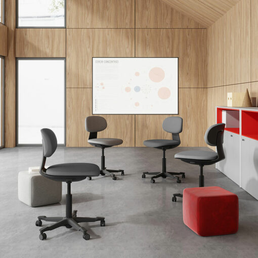 Yoyo Chairs in collaborative space