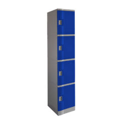 Steelco ABS locker 4 door in blue