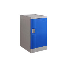 Steelco ABS Plastic Locker Third Height Blue