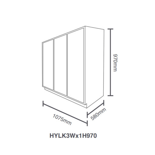 Steelco Hybrid Education Locker Dimensions 3W 1H