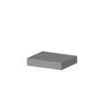 Render of silver grey steelco locker plinth