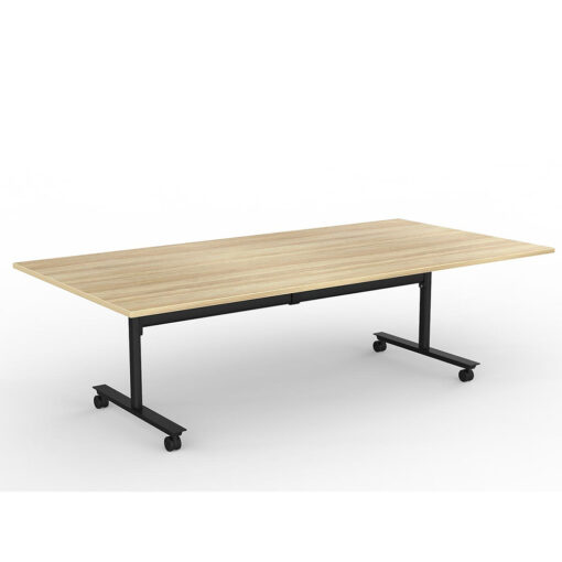 Agile Flip Table natural oak top