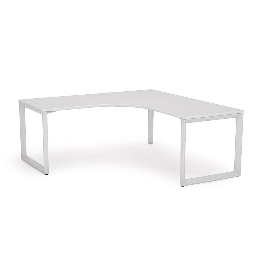 Anvil Single Corner Workstation White