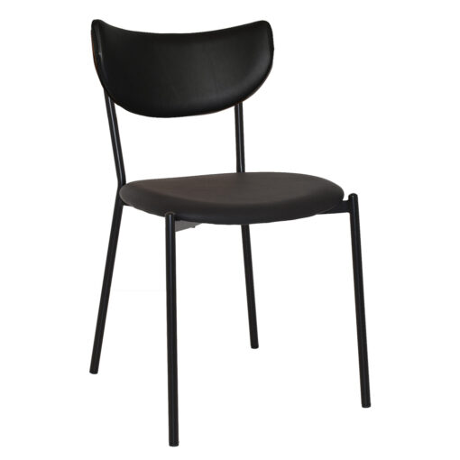Marco chair black fully upholstered