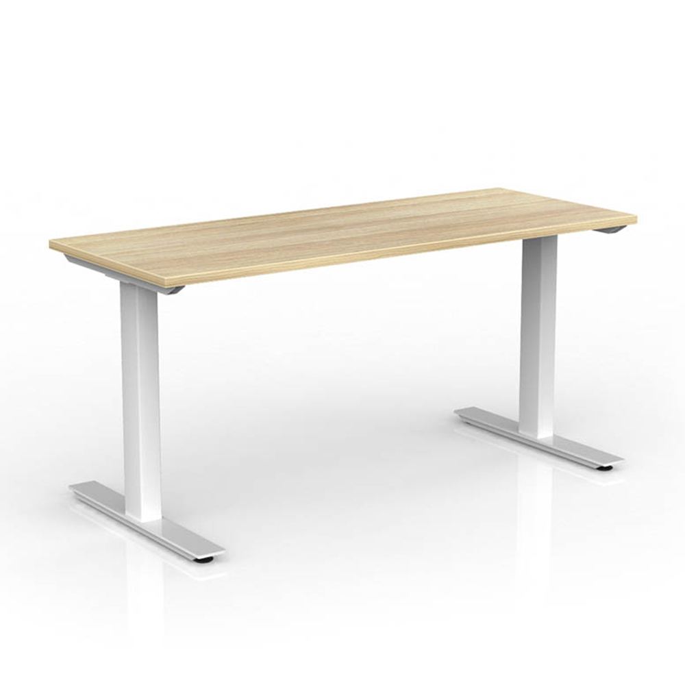 Agile Desk Oak White