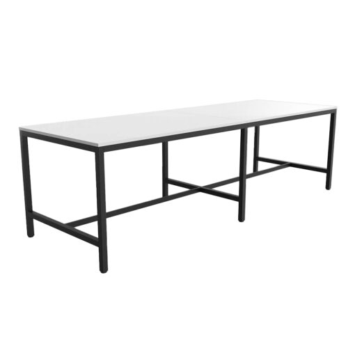 Axis Bar Table white top black frame