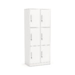 Axis 3 door locker double in white