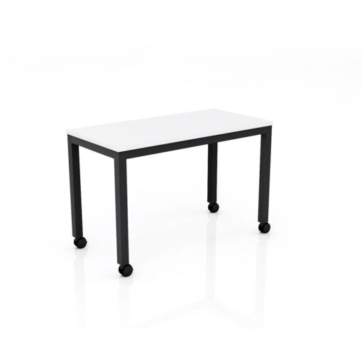 Axis Mobile Meeting Table 1200x750 Black White