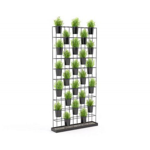 Axis Planter Wall with Plants