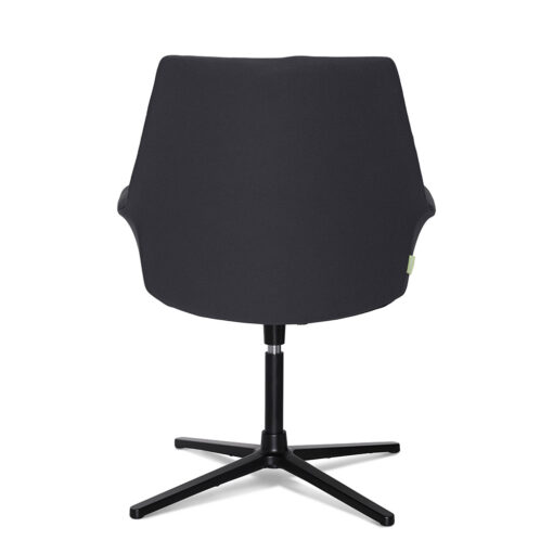 Boston Meeting Chair Charcoal Upholstered