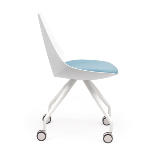 Luna Chair Castors White