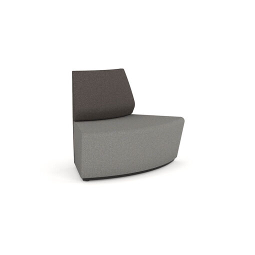 Motion Loop Curved Lounge piece with backrest