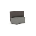 Motion Loop Curved lounge piece with backrest