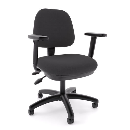 Evo chair black PU with arms