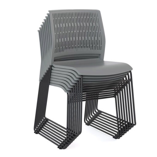 Stax Chair Grey Stacked
