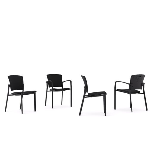 Four Zipp chairs together