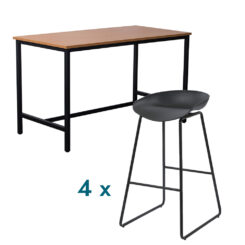 Economy Bar Table Package with stools