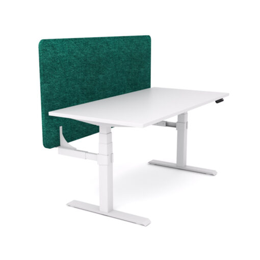 AgileMotion Electric Height Adjustable Desk with Acoustic Screen