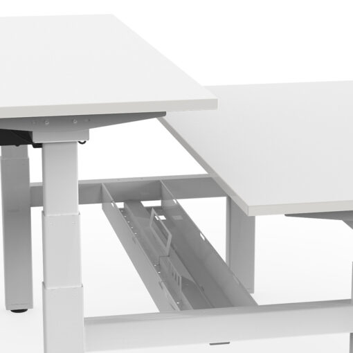 Agilemotion cable tray for double sided desk