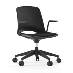 Vista Swivel Chair Black