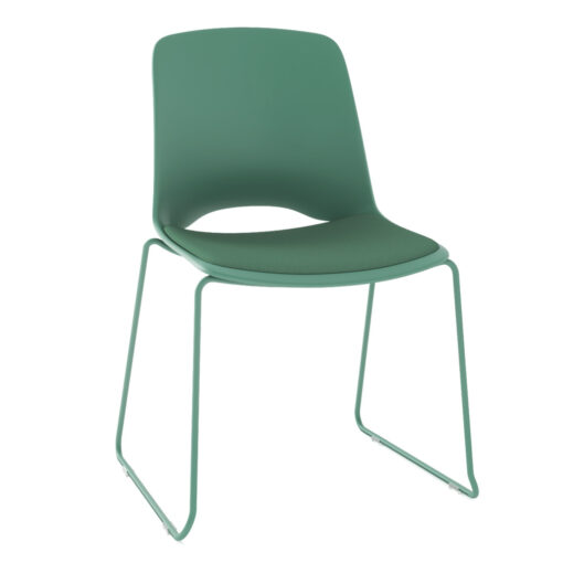 Vista Glide Chair with Seatpad Green