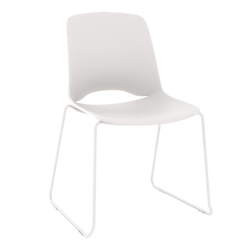 Vista Glide Chair White