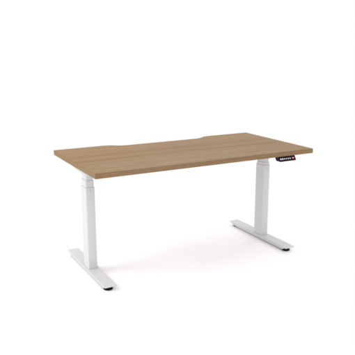 Agile Electric Standing Desk Classic Oak